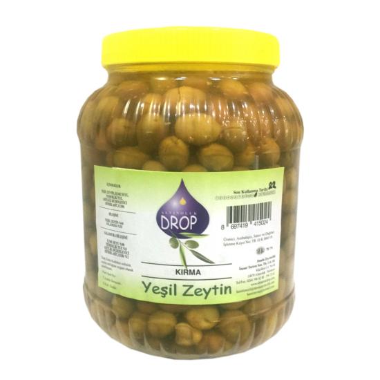 Drop Edremit Kırma Yeşil Zeytin 2 lik Pet (L) Net: 1500 g